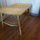 Rattan coffee table, 1960s-70s