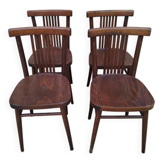 4 vintage bistro chairs