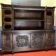 Renaissance-style sideboard, entirely made of walnut and richly carved.