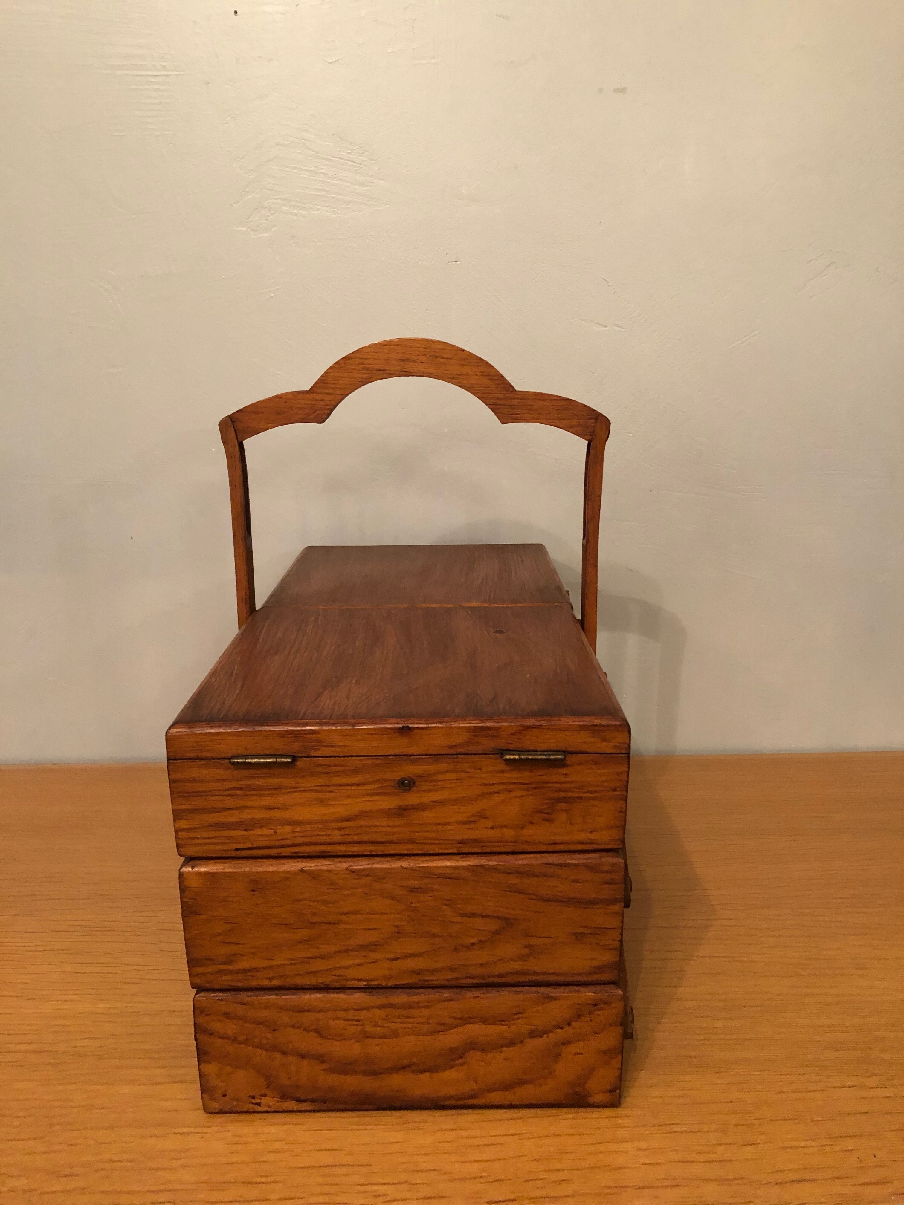 Vintage sewing basket