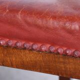 Six Art Deco Chairs, Walnut, Restored, Original Upholstery, France, 1920s