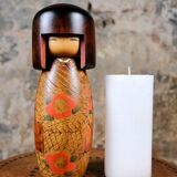 Kokeshi Camelia by Usaburo, Japan, 1970s
