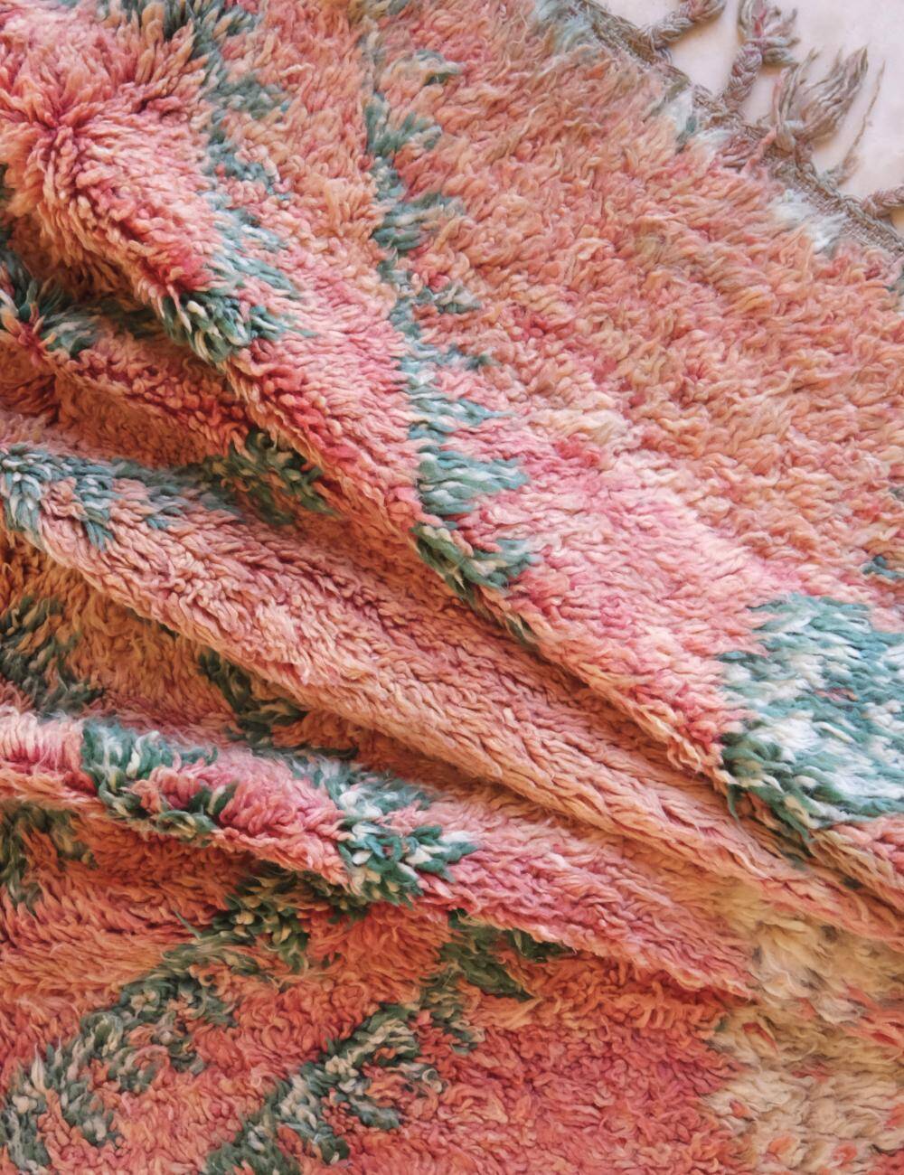 Berber Pink Rug - 340 x 176 cm