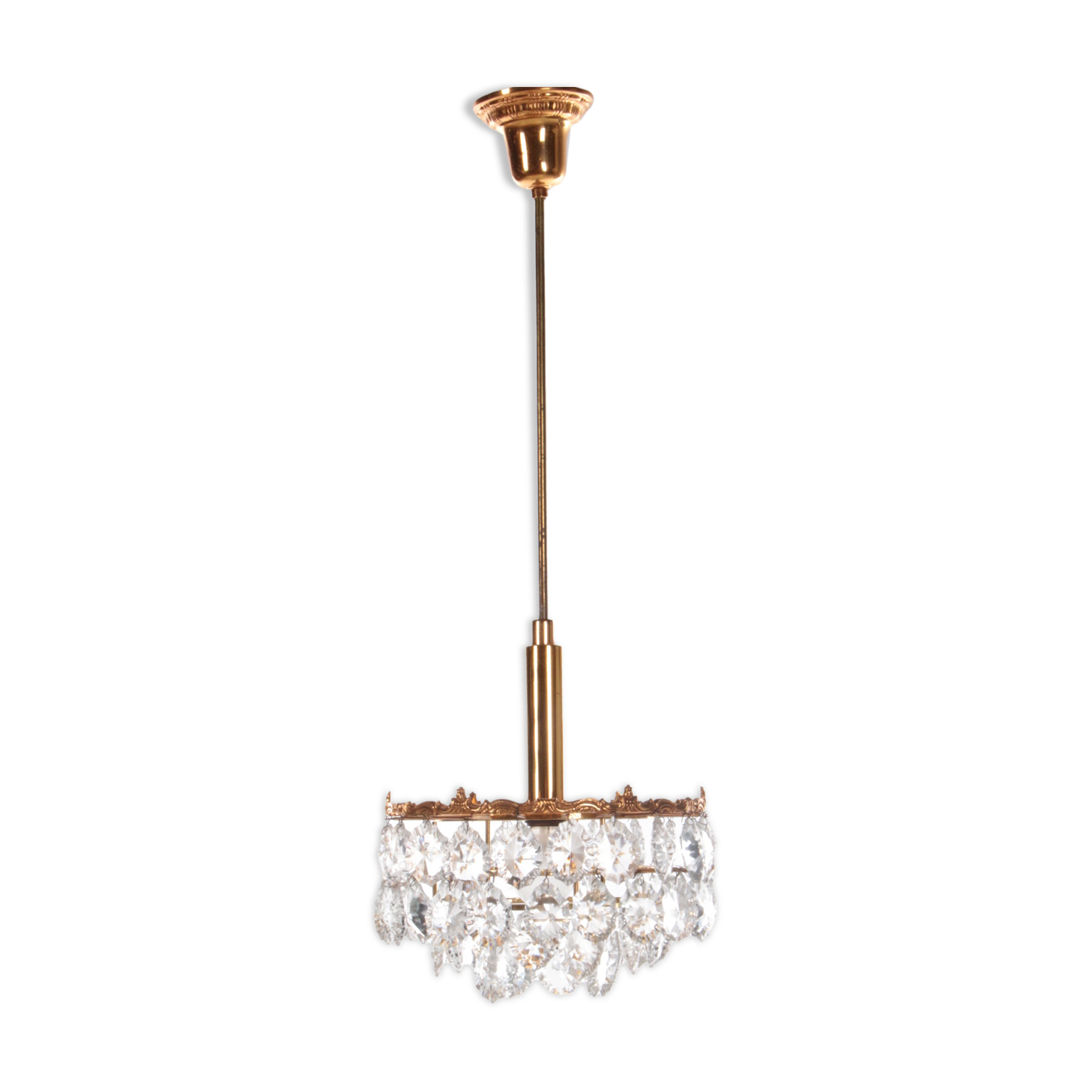 Vintage chandelier design by Christoph Palme,1960 Germany