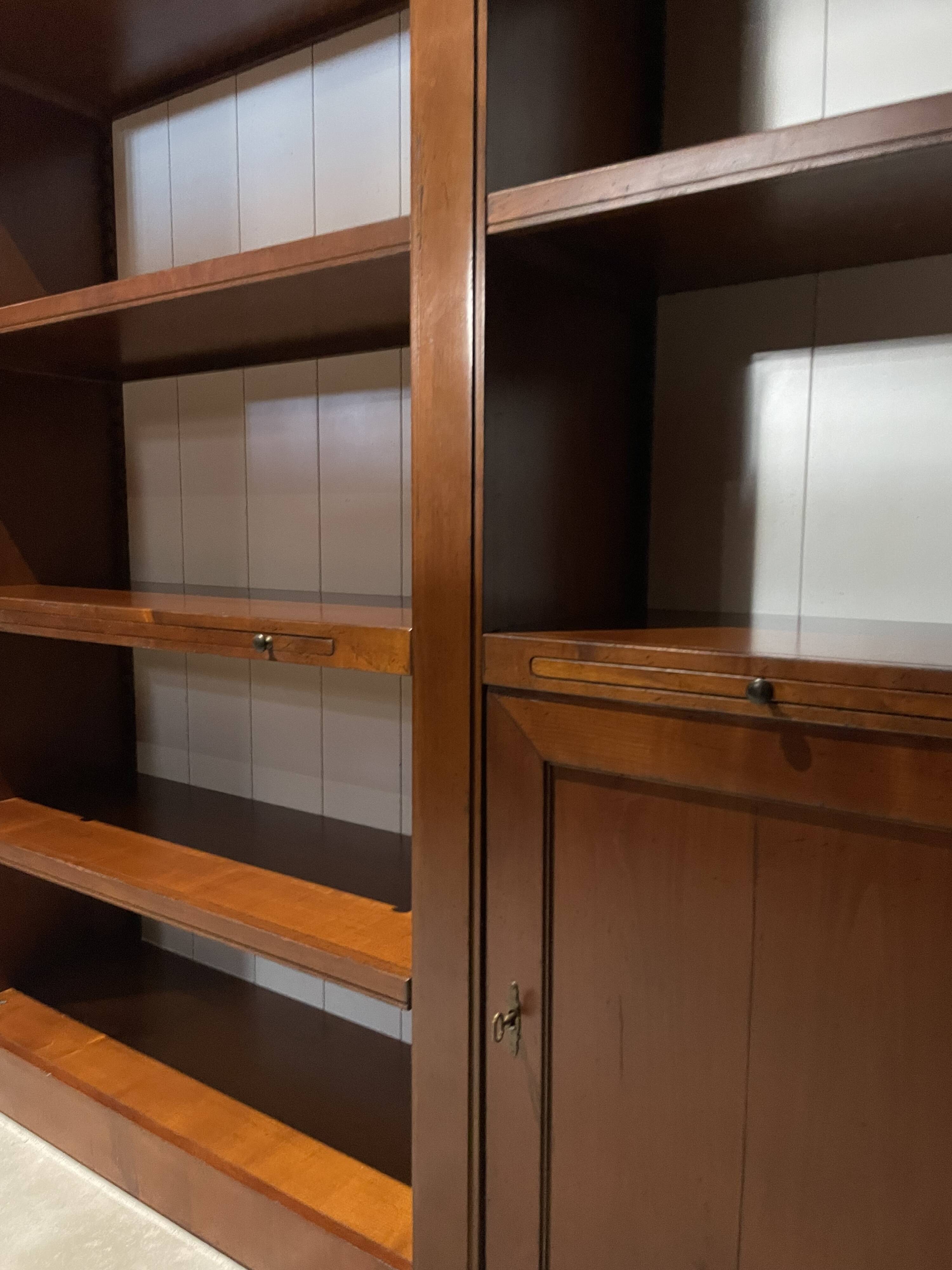 Roche bobois library folio solid cherry + delivery and assembly