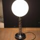 Twisted vintage lamp pair 1980