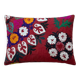Housse de coussin brodée vintage 51x71 cm