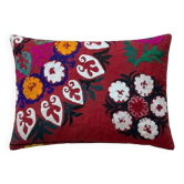 Housse de coussin brodée vintage 51x71 cm