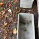 Set of 4 fibreglass planters by Willy Guhl