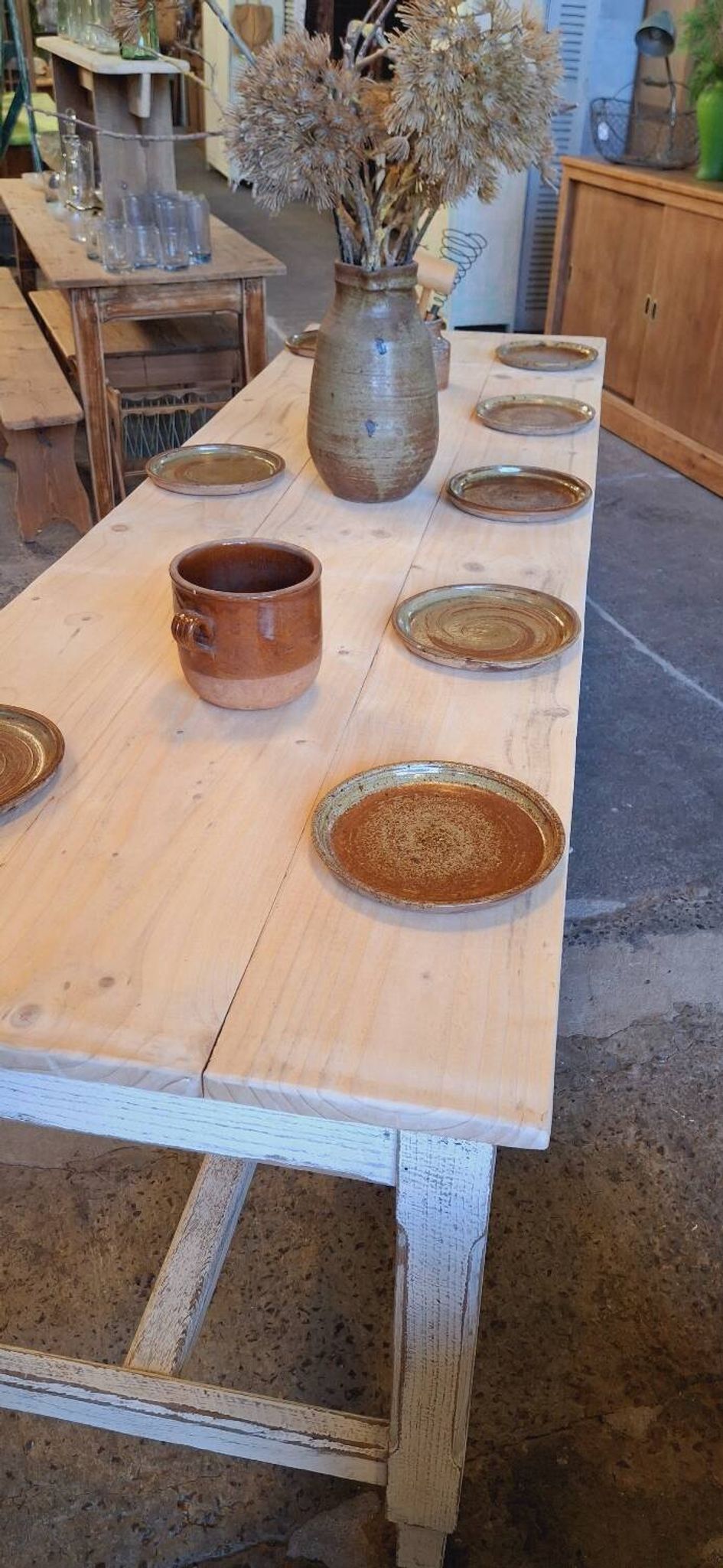 Old farmhouse table