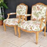 Paire fauteuils anciens