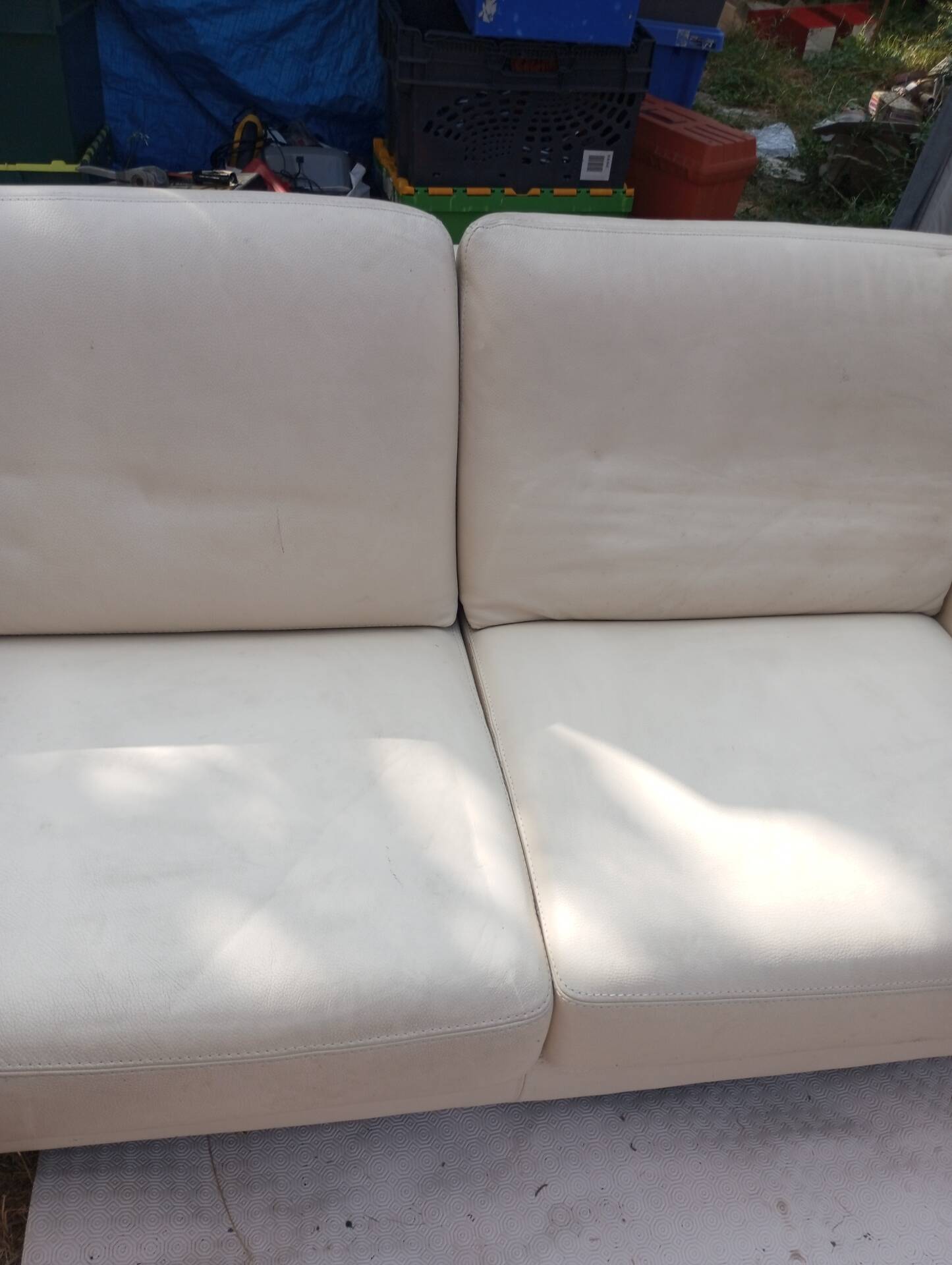 Canapé vintage en cuir 3 place