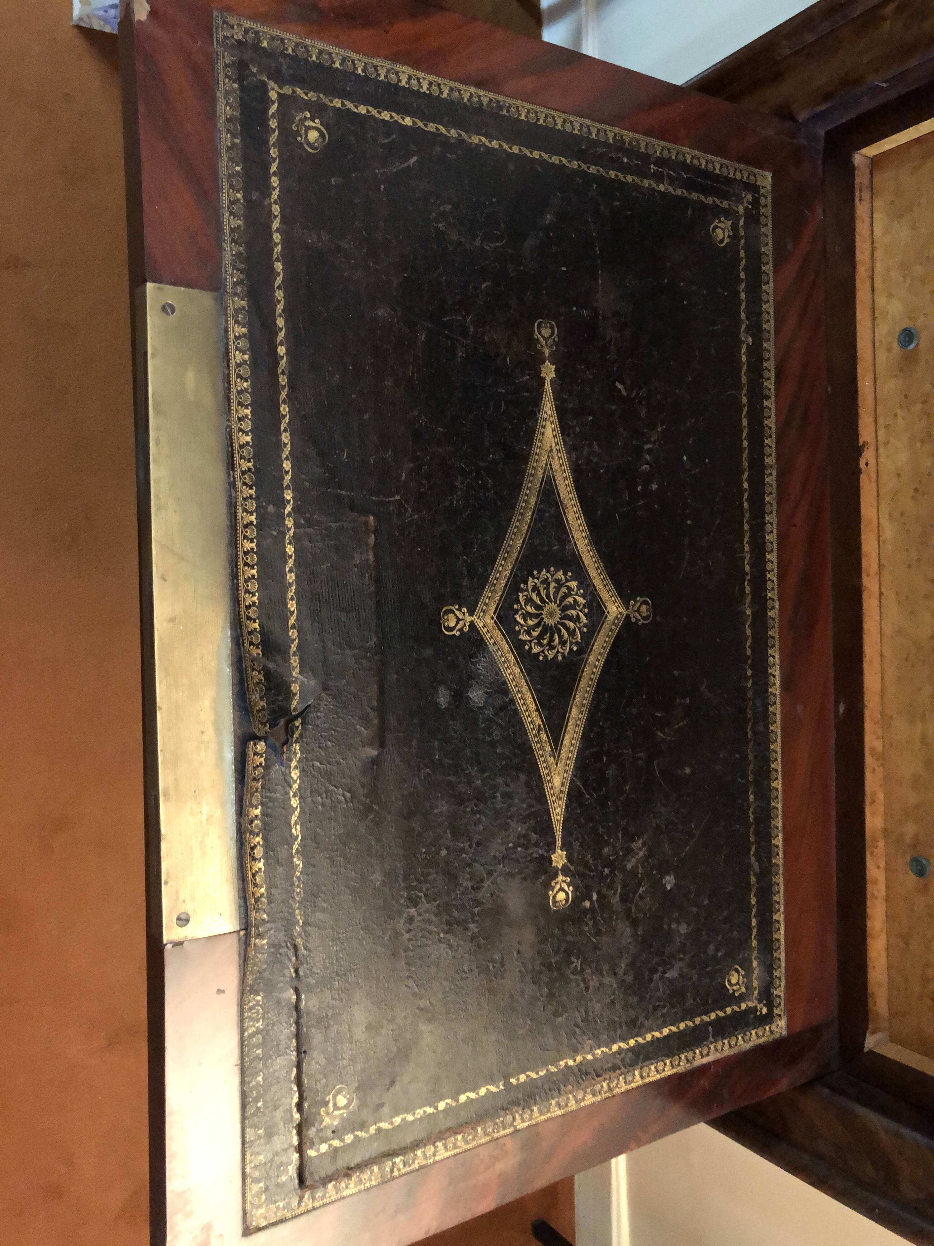 LOUIS PHILIPPE PERIOD MAHOGANY SECRETARY