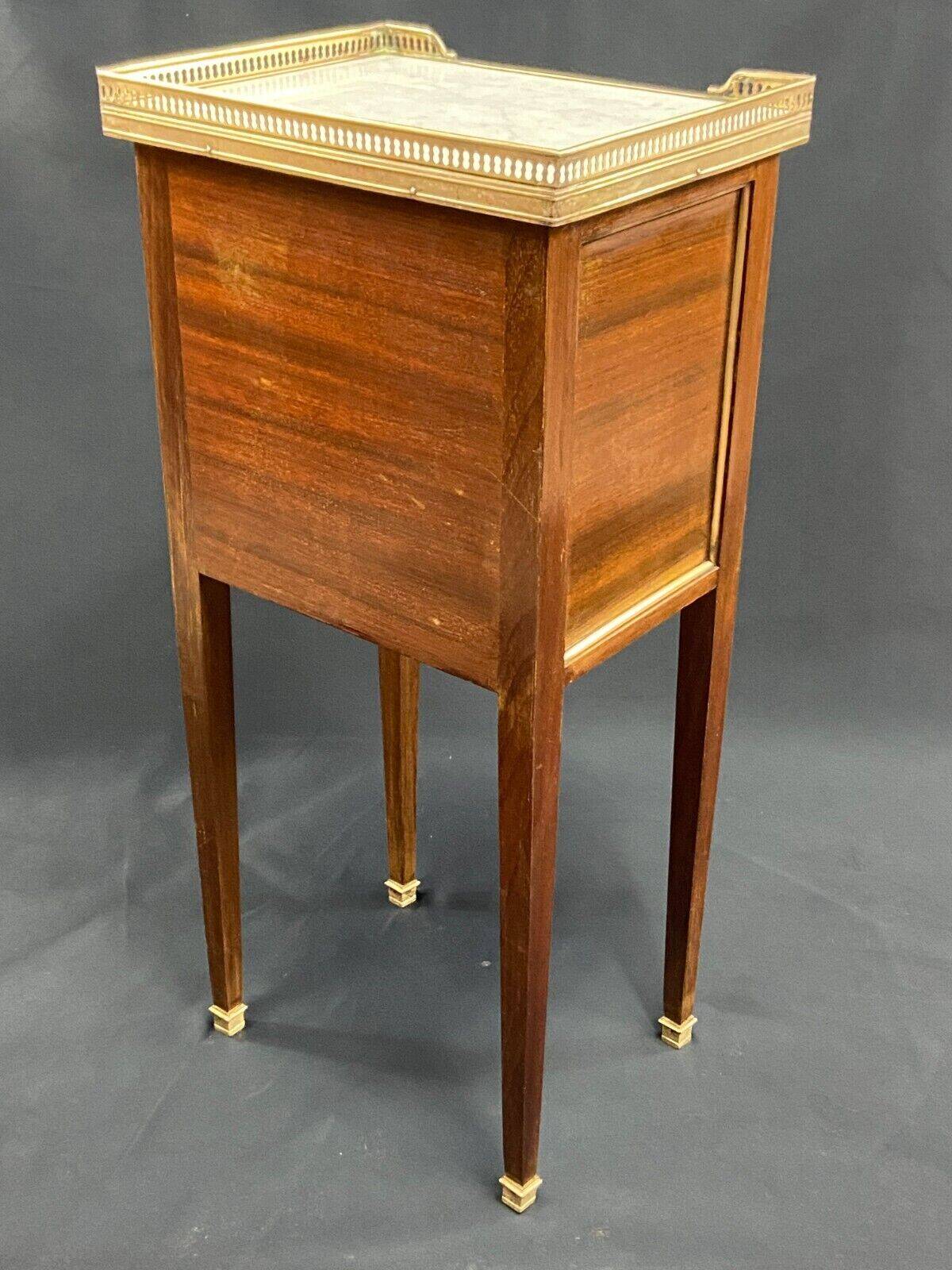 Bedside table end table side table mahogany console Louis XVI late 19th century