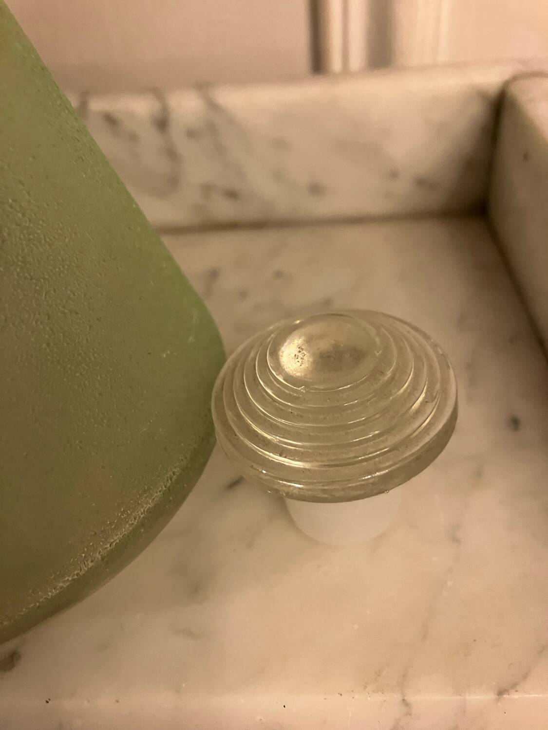 Old carafe + glasses service