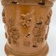 Terracotta tabac pot vernissee XlXeme gb 2 grès de beauvaisis