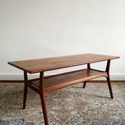 Table basse scandinave 60 en teck