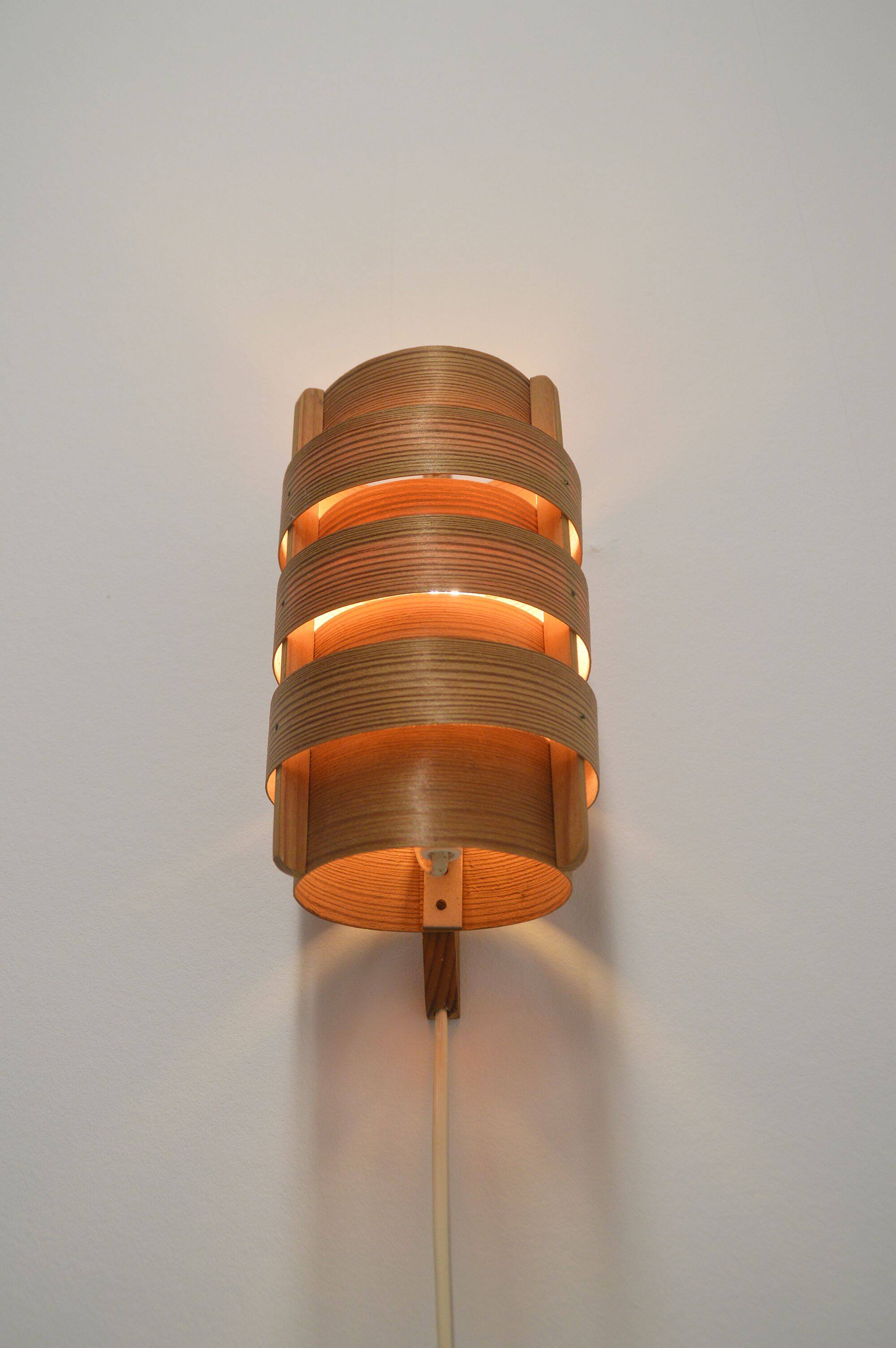 Swedish wall lamp V280 designed by Hans-Agne Jakobsson, 1960s