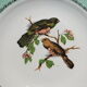 4 vintage hollow plates decorated with birds