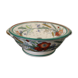 English earthenware strawberry drainer