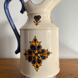 Old pitcher in earthenware G. Brachet – Limcolor – Terrasson – yellow decor