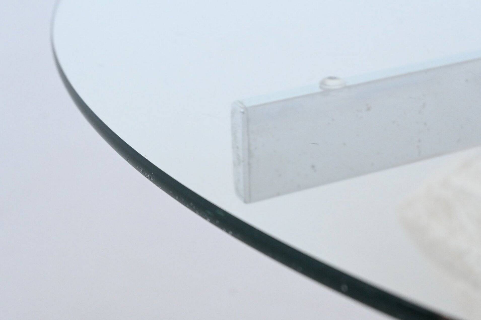 Diamond shaped coffee table in white travertine Italy 1960