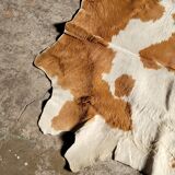 Tapis peau de vache vintage 1970