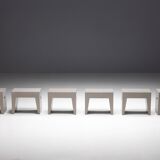 Bossche School Stools by Dom Hans van der Laan & Jan de Jong, Netherlands, 1970s