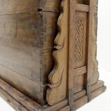 Dowry trunk, Asian wooden box, 1900