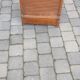 Old cabinet wooden curtain binder