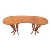 Brutalist table in solid oak