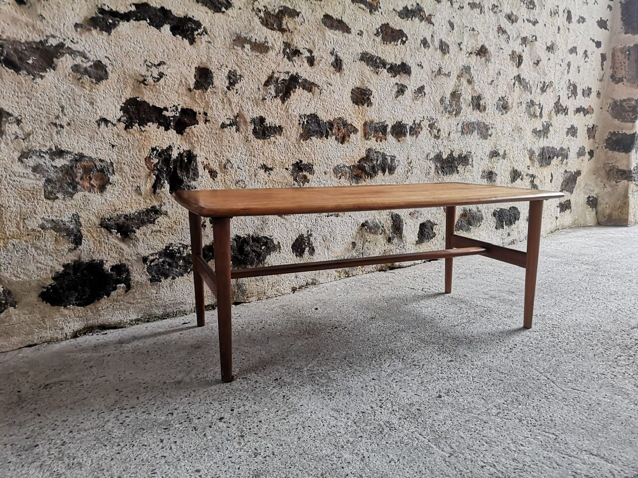 Scandinavian teak coffee table circa 1960