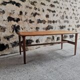 Scandinavian teak coffee table circa 1960