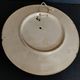 Barbotine plate pear in relief late 19th early 20th century