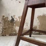 High oak workshop stool