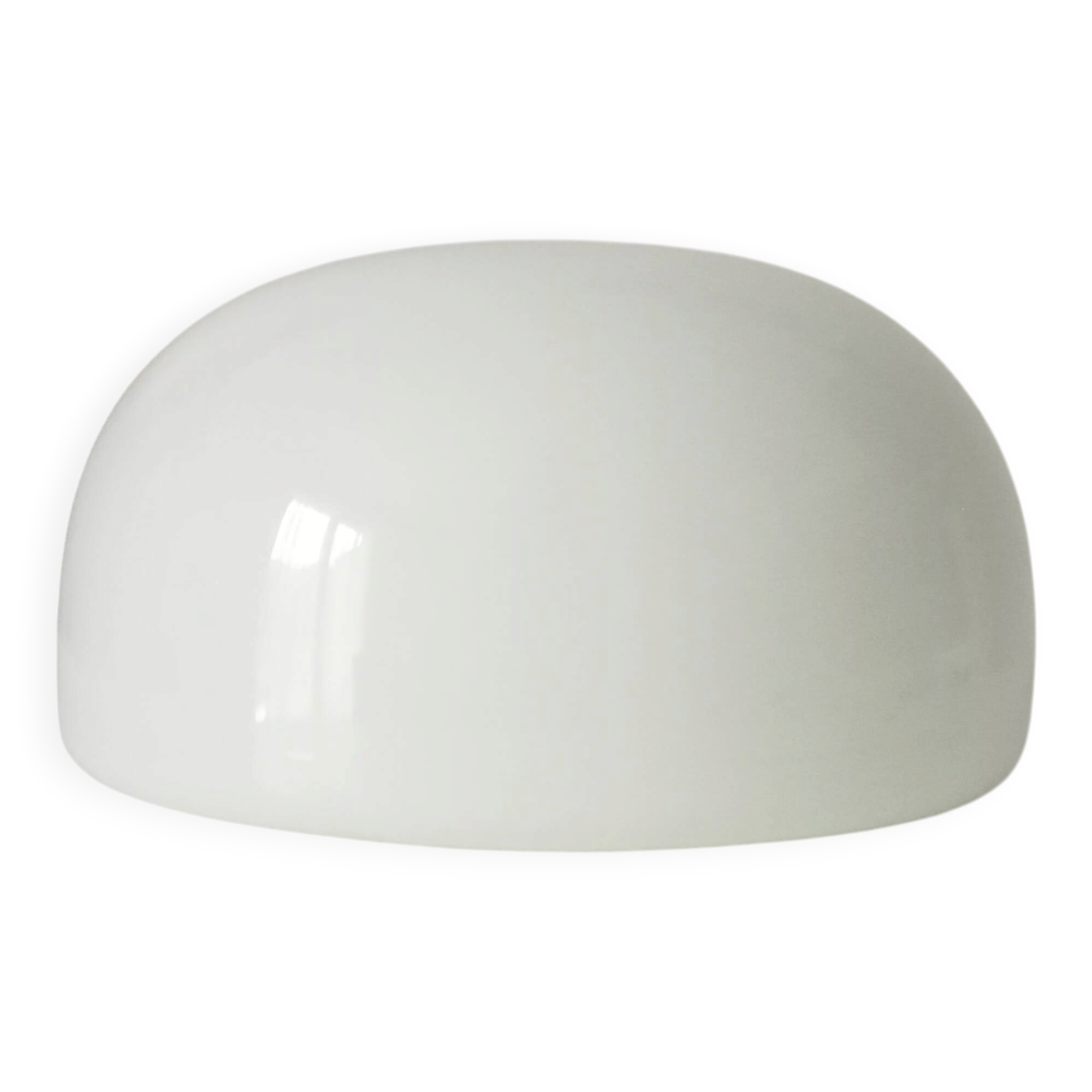 Old vintage globe lampshade in opaline.