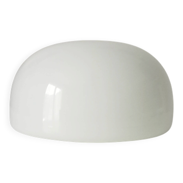 Old vintage globe lampshade in opaline.