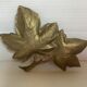 Maple leaf brass catchall