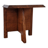 Bedside table or end of sofa Italian brutalism wood