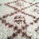 Berber carpet, 200cm x 145cm, diamond pattern, ethnic