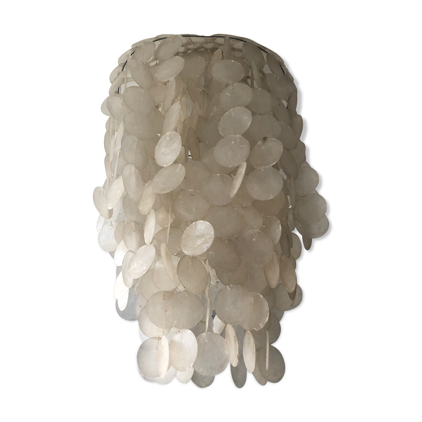 Mother-of-pearl grapevine chandelier, 1970