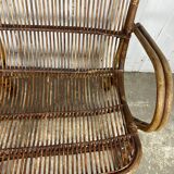 Rattan bench