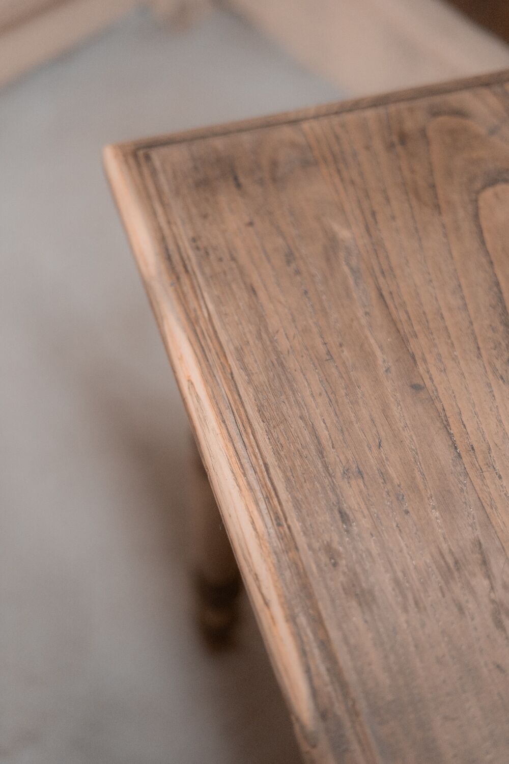 Renovated antique table