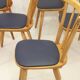 Lot de 6 chaises scandinave 1960