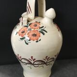 Gargoulette Cantir in ceramic with floral paint decoration