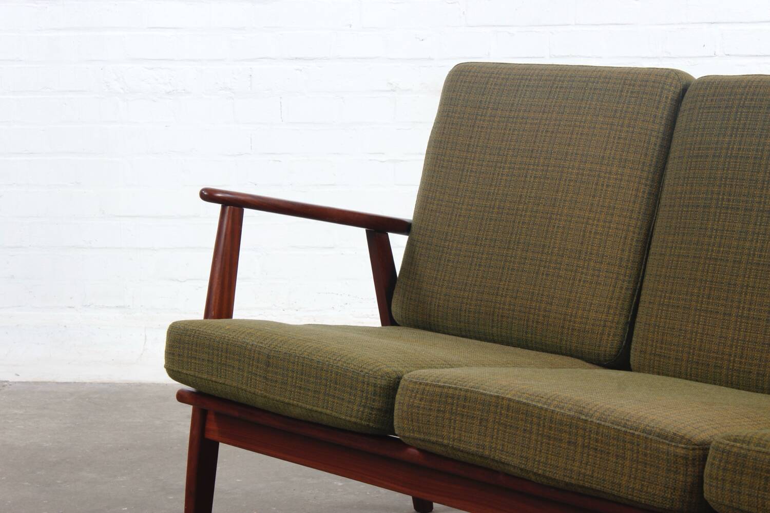 Vintage Teak 3er Sofa Danish Mid Century Design 50er 60er