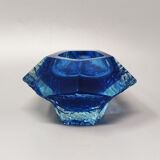 1960s blue ashtray or vide poche by Flavio Poli