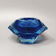 1960s blue ashtray or vide poche by Flavio Poli