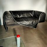 Hanging leather sofa