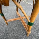 Set of 3 woven rattan bistro chairs Drucker SA